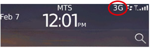 HSPA Network Indicator