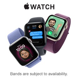 Apple Watch. Bands are subject to availability.